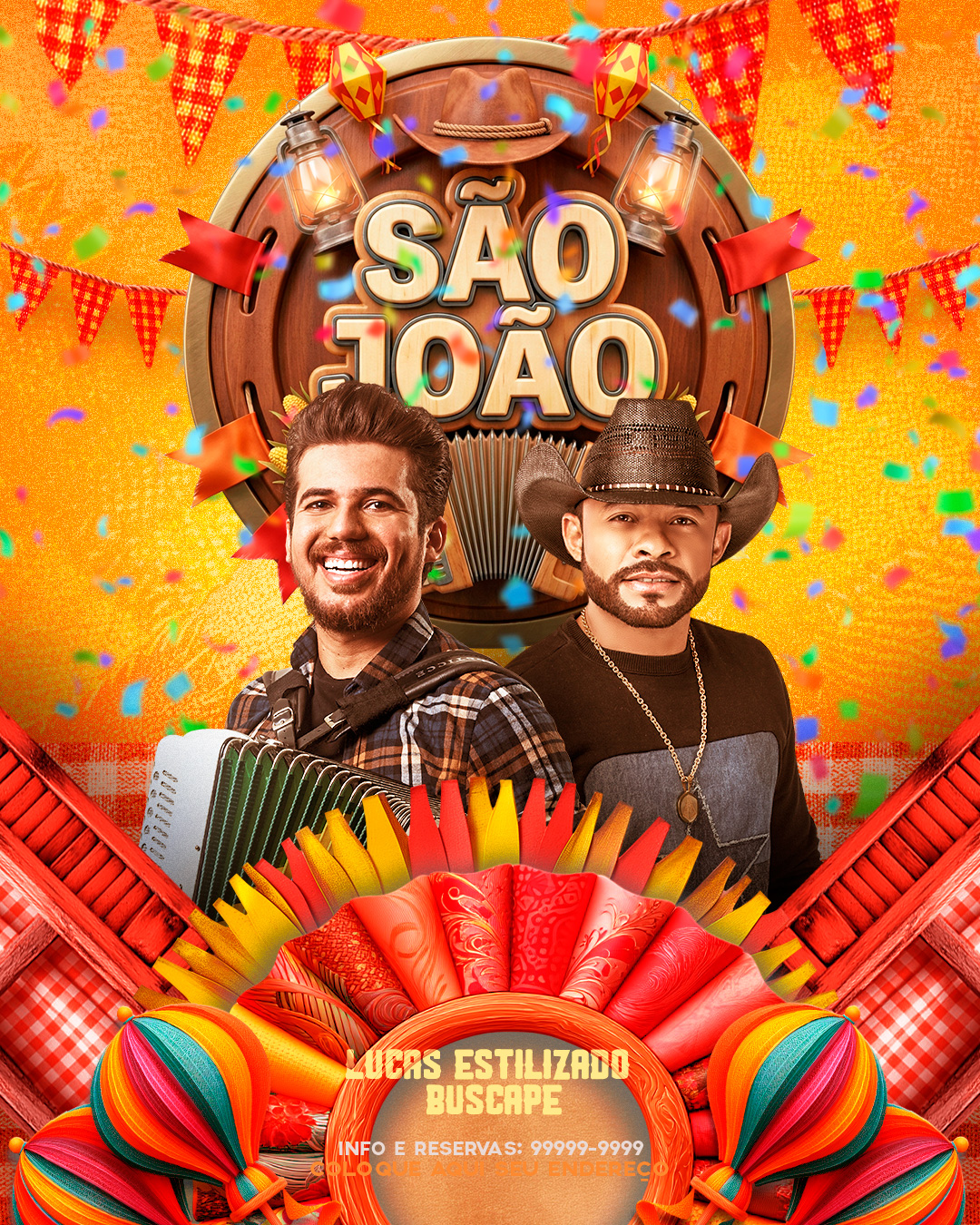 FLYERS DE EVENTOS - SÃO JOÃO
