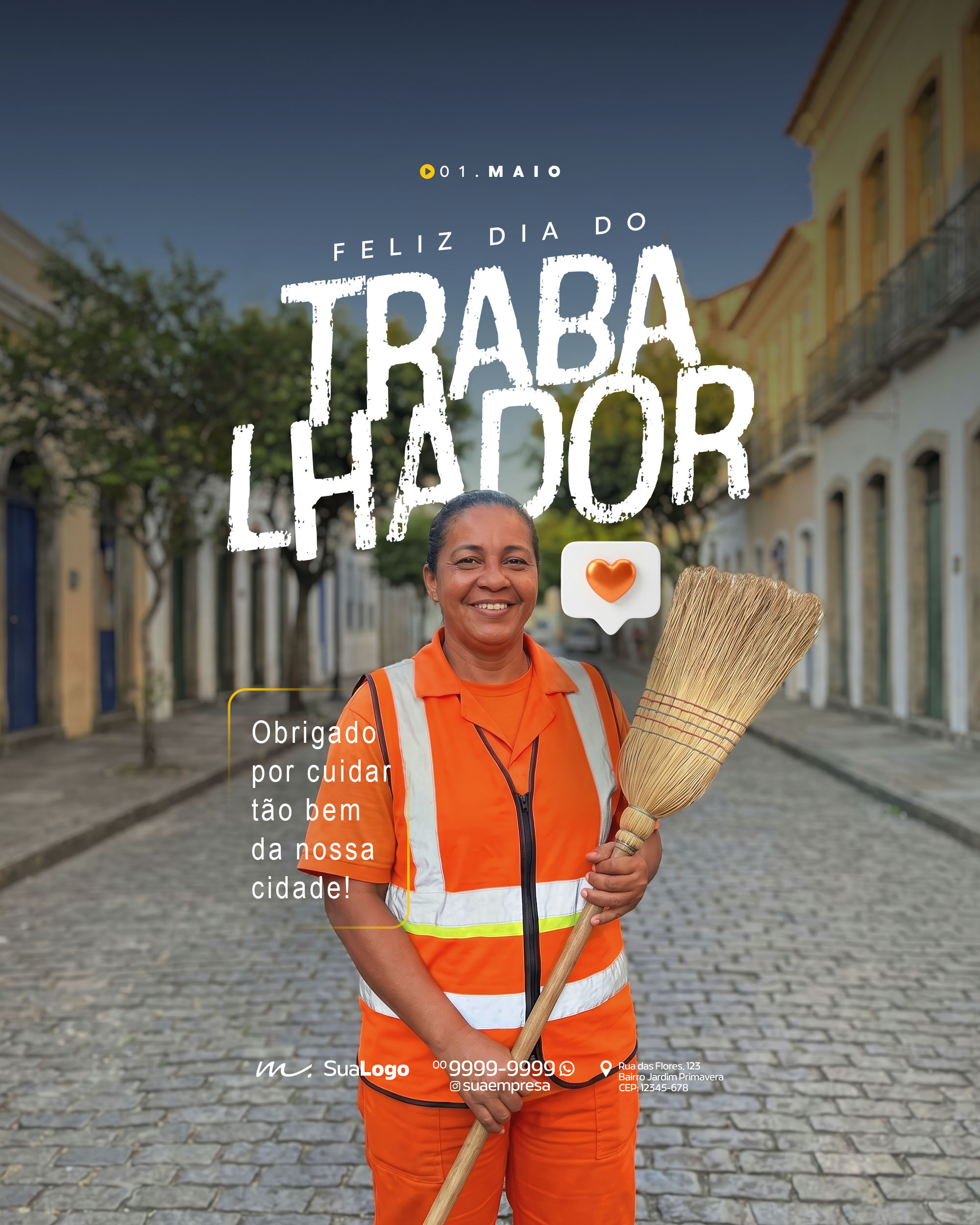 FELIZ DIA DO TRABALHADOR 01 DE MAIO PROFISSES SOCIAL MEDIA PSD