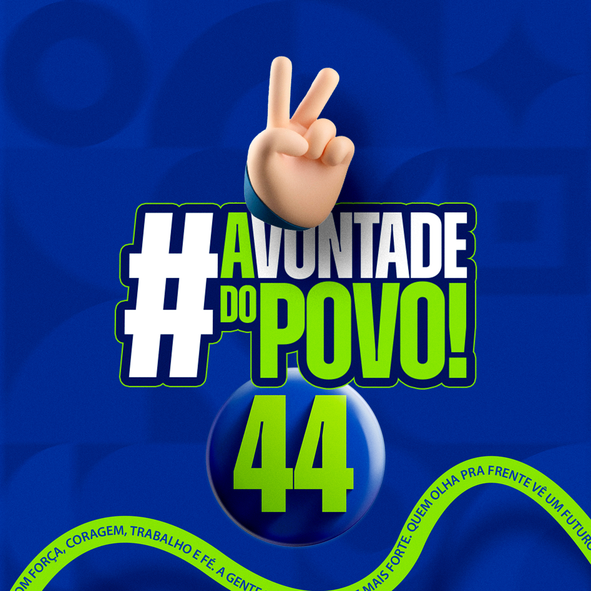 K0P - Social Media - Pack Político Partido 44 - A VONTADE DO POVO