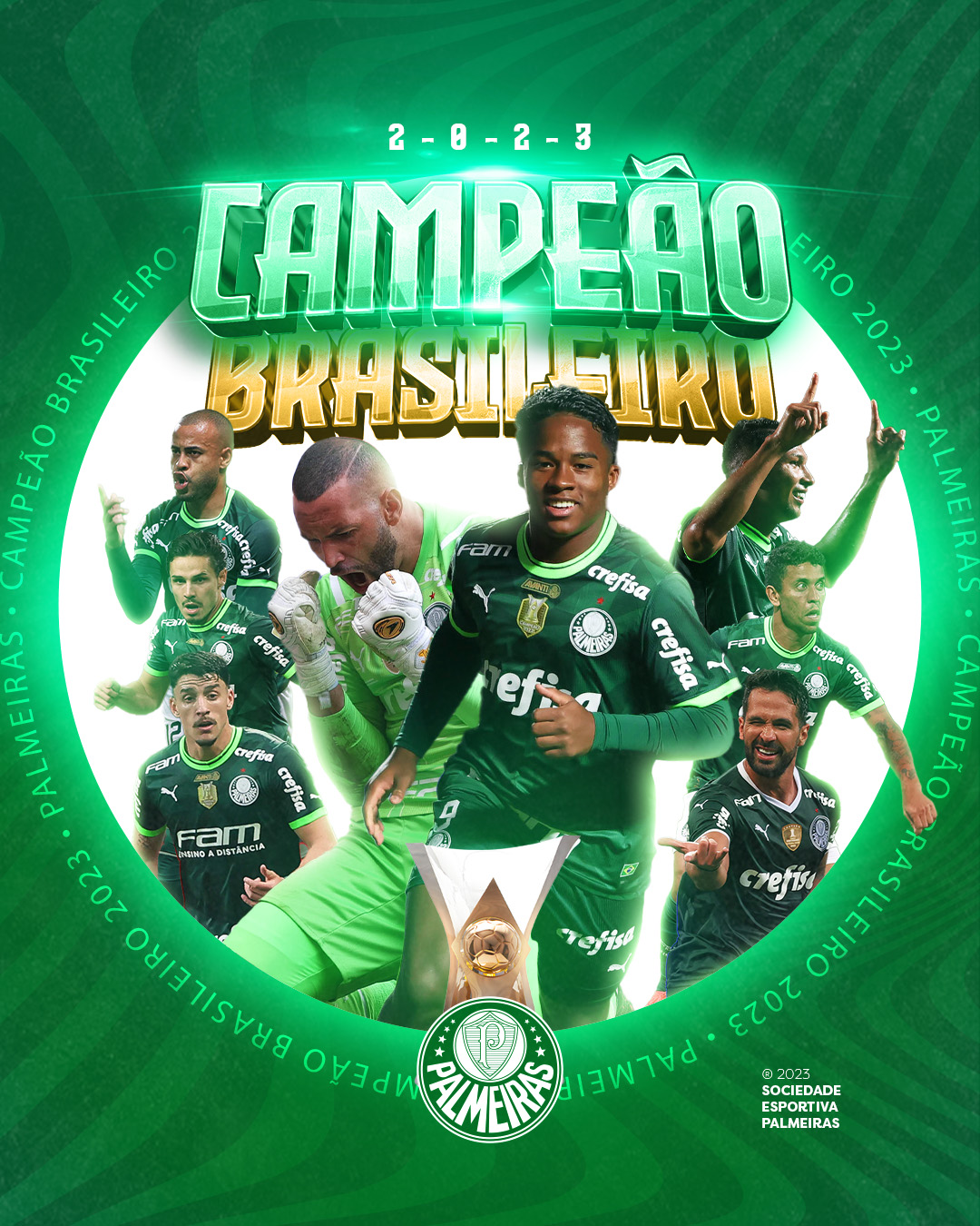 Palmeiras Campeão Brasileiro 2023