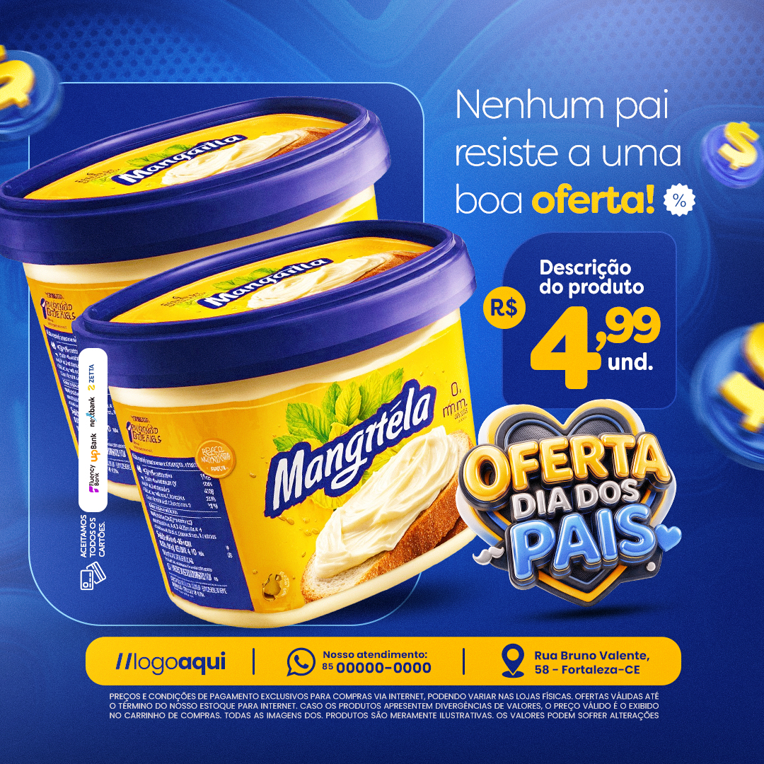 Ofertas Dia Dos Pais Nenhum Pai Resiste a Uma Boa Oferta PSD Editável