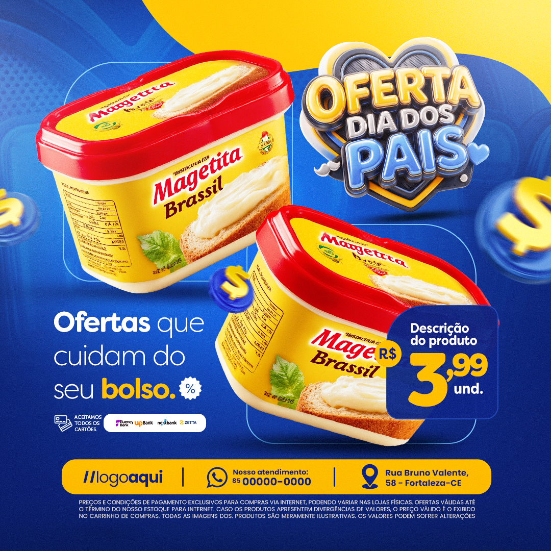 Ofertas Dia Dos Pais Oferta Que Cuidam do Seu Bolso PSD Editável