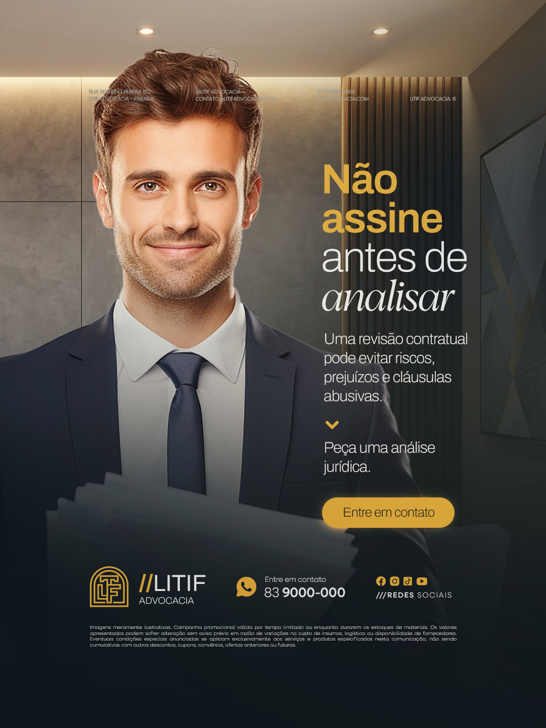 Advocacia Não Assine Antes de Analisar PSD Editável