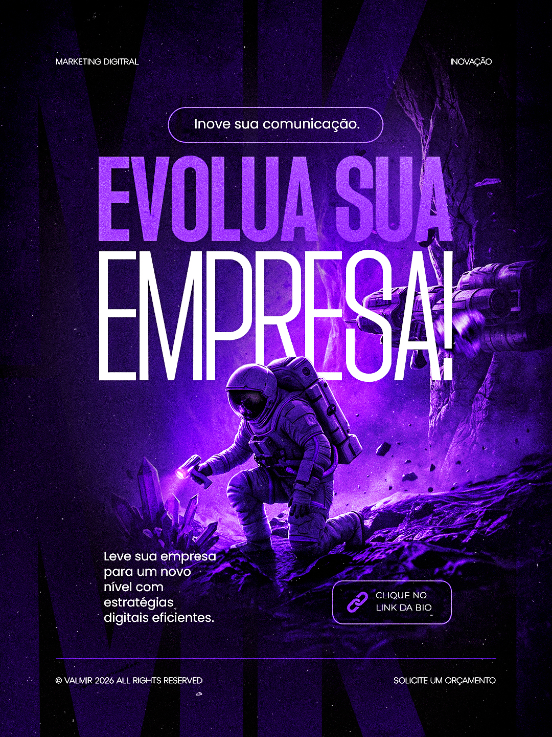 Marketing Digital Inove Sua Comunicação Evolua Sua Empresa PSD Editável