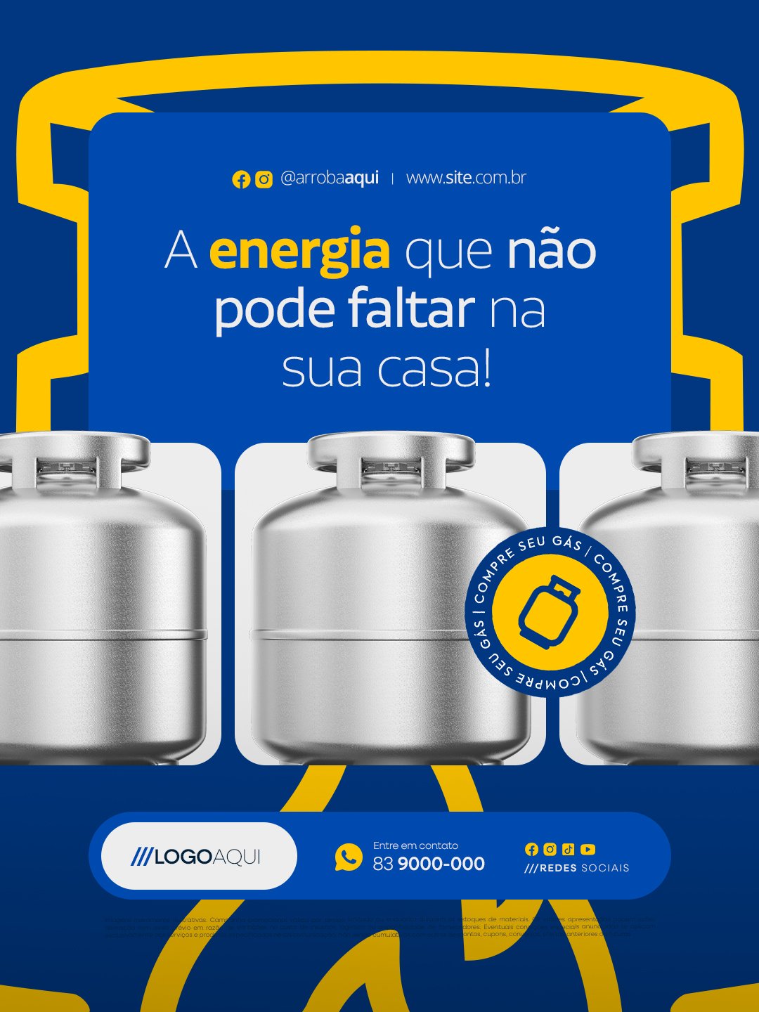 Gás de Cozinha A Energia Que Não Pode Faltar Na Casa PSD Editável