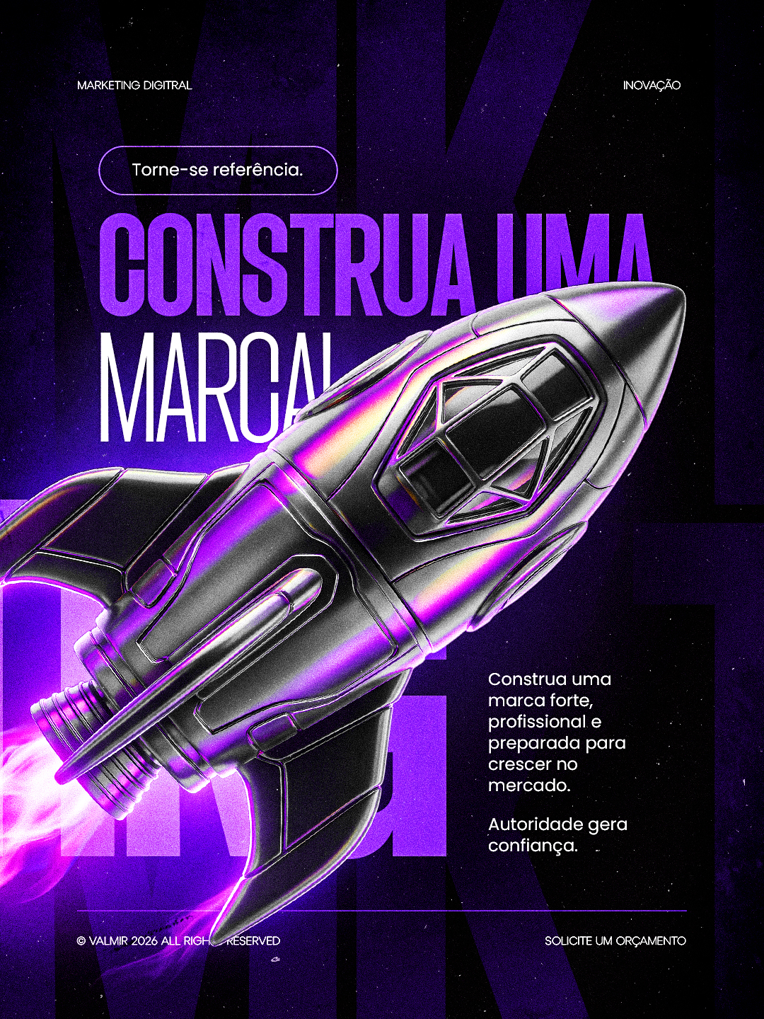 Marketing Digital Inovação Construa Uma Marca PSD Editável