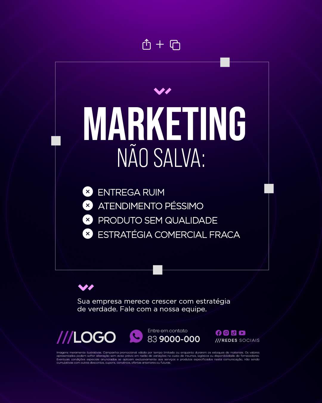 Marketing Digital Marketing Não Salva PSD Editável