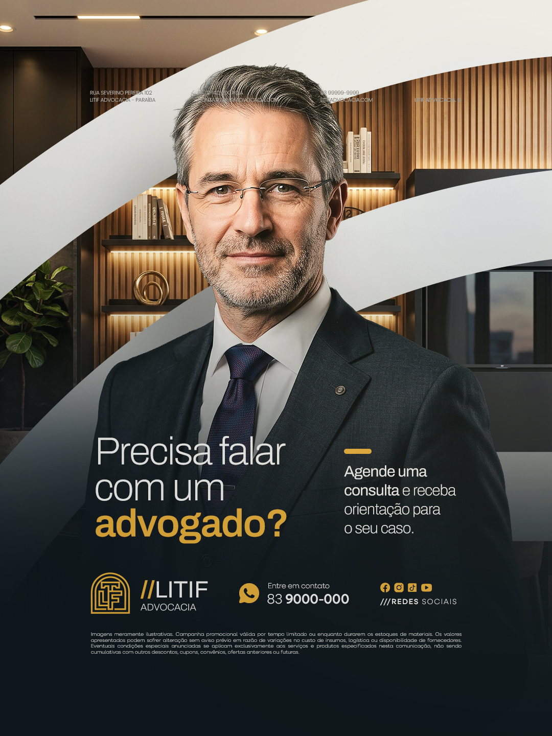 Advogado Precisa Falar Com Um Advogado PSD Editável