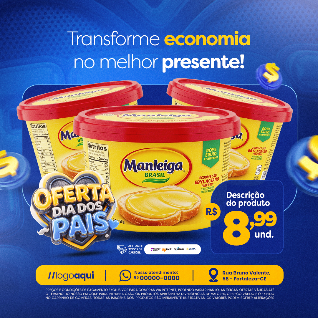 Ofertas Dia Dos Pais Transforme Economia No Melhor Presente PSD Editável